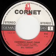 7inch Vinyl Single - Bill Ramsey - Haschisch Halef Omar (Haschu Haschisch Ini Tasche)