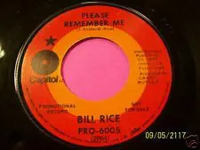 Bill Rice - Please Remember Me