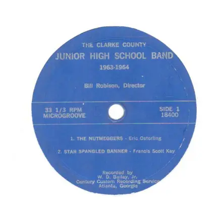 Bill Robinson / The Clarke County Junior High School - The Clark County Junior High School 1963-1964