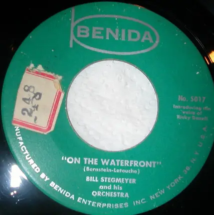 Bill Stegmeyer And His Orchestra - On The Waterfront / We Just Couldn't Say Goodbye