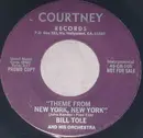 7inch Vinyl Single - Bill Tole And His Orchestra - Theme From New York, New York / Tie A Yellow Ribbon Around The Old Tree - Promo