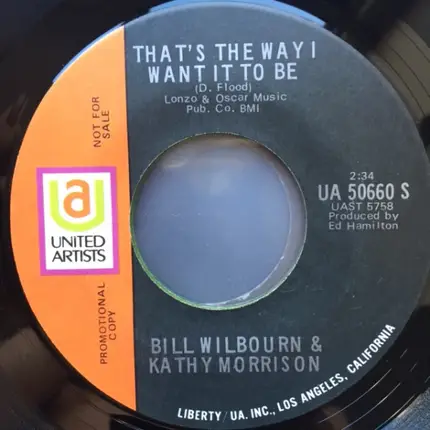 Bill Wilbourn & Kathy Morrison - A Good Thing