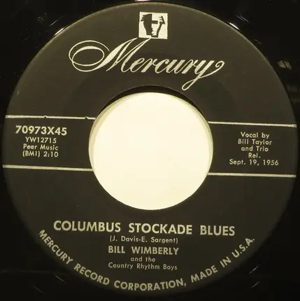 Bill Wimberley And Bill Wimberley's Country Rhythm Boys - It Rains, Rain