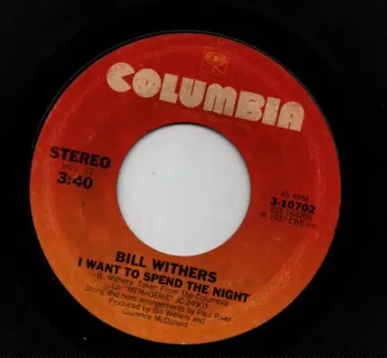 Bill Withers - Lovely Night For Dancing