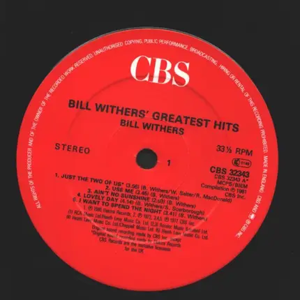 Bill Withers - Greatest Hits