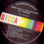 LP - Bill Anderson - Where Have All Our Heroes Gone