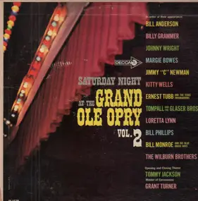 Bill Anderson - Saturday Night At The Grand Old Opry - Volume 2