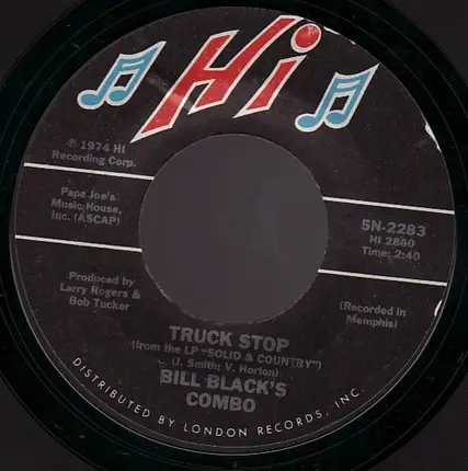 Bill Black's Combo - Boilin' Cabbage / Truck Stop