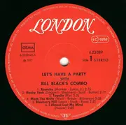 LP - Bill Black's Combo - Let's Have A Party With