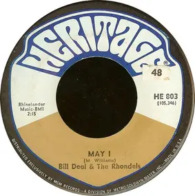 Bill Deal & the Rondells - May I / Day By Day My Love Grows Stronger