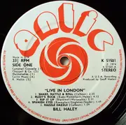 LP - Bill Haley And His Comets - Live In London '74