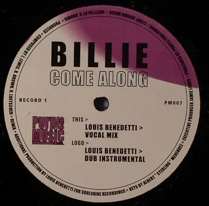 Billie - Come Along