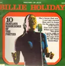 LP - Billie Holiday - 10 Fabulous Recordings Of The Forties