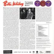 LP - Billie Holiday - The Complete Commodore Masters