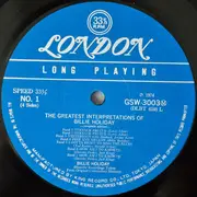 Double LP - Billie Holiday - The Greatest Interpretations Of Billie Holiday - Complete Edition - Mono