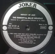 LP - Billie Holiday - The Immortal Billie Holiday
