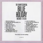 CD - Billie Holiday - The Quintessential Billie Holiday Volume 6 (1938)