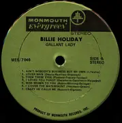 LP - Billie Holiday - Gallant Lady