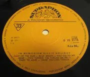 LP - Billie Holiday - In Memoriam Billie Holiday