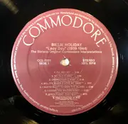 LP - Billie Holiday - 'Lady Day' (1939-1944) The Sixteen Original Commodore Interpretations - Mono