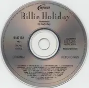 CD - Billie Holiday - Memories Of Lady Day