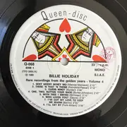 LP - Billie Holiday - Rare Recordings From The Golden Years - Volume 4
