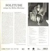 LP - Billie Holiday - Solitude - 180g Audiophile Vinyl
