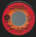 7inch Vinyl Single - Billie Jo Spears - Look Out Your Window / Daddy, I Love You - Promo