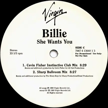 Billie, Billie Piper - She Wants You