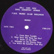 LP - Bill Monroe & Doc Watson - Bill & Doc Sing Country Songs