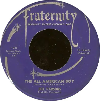Bill Parsons - The All American Boy / Rubber Dolly