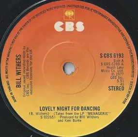 Bill Withers - Lovely Night For Dancing