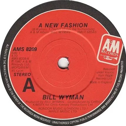 Bill Wyman - A New Fashion