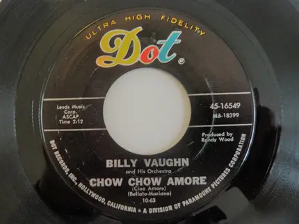 Billy Vaughn And His Orchestra - Chow Chow Amore