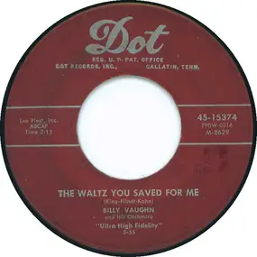 V - The Waltz You Saved For Me / Billy Vaughn's Boogie (Boing Boing)