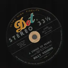 Billy Vaughn - A string of pearls / Tuxedo junction