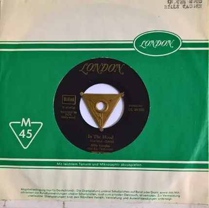 Billy Vaughn And His Orchestra - In The Mood / Moonglow And Theme From "Picnic"