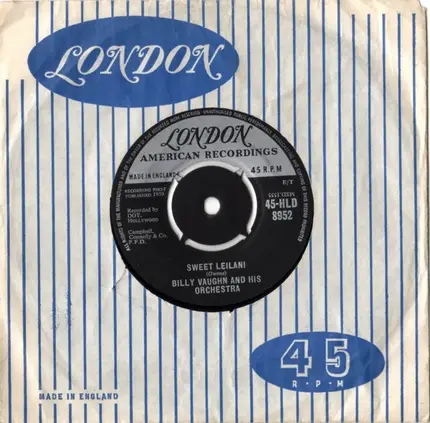 Billy Vaughn And His Orchestra - Sweet Leilani
