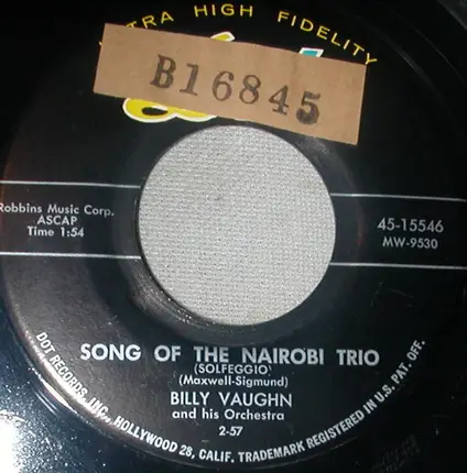 Billy Vaughn And His Orchestra - The Ship That Never Sailed