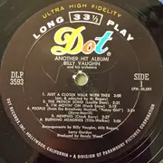 LP - Billy Vaughn - Another Hit Album! - Mono