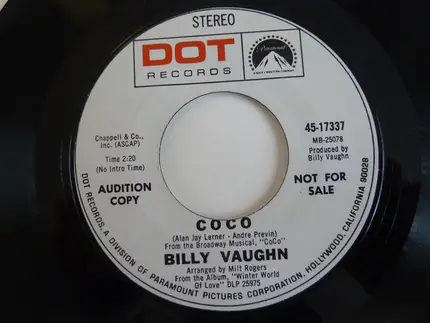 Billy Vaughn - Always Mademoiselle
