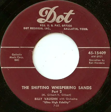 Billy Vaughn - The Shifting Whispering Sands