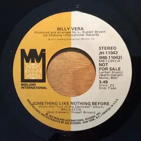 Billy Vera - Something Like Nothing Before