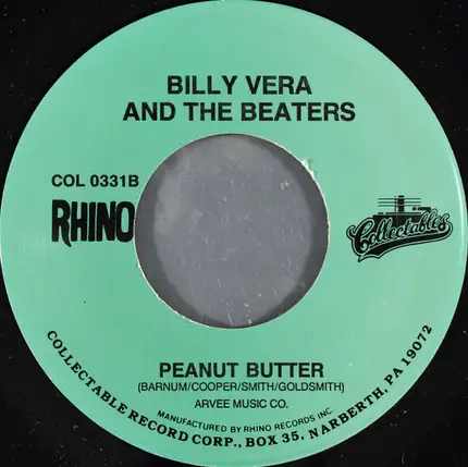 Billy Vera & The Beaters - At This Moment / Peanut Butter