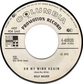 Billy Walker - On My Mind Again