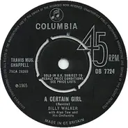 Billy Walker With The Alan Tew Orchestra - A Certain Girl