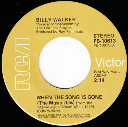 Billy Walker - (Here I Am) Alone Again