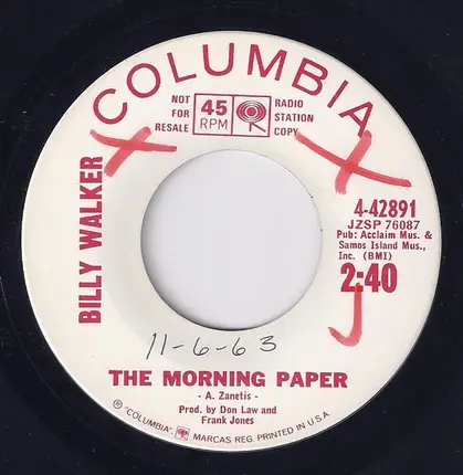 Billy Walker - Coming Back For More