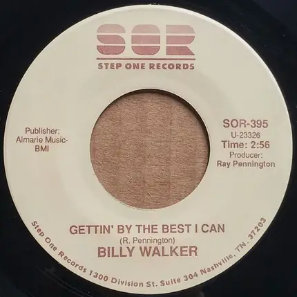 Billy Walker - Can I Just Call You Now And Then / Gettin' By The Best I Can