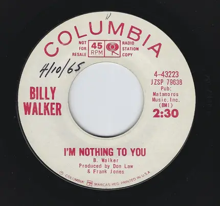 Billy Walker - Matamoros